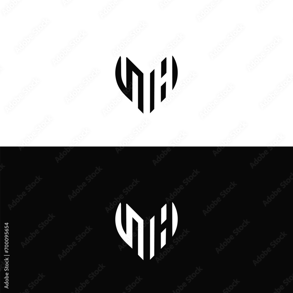 SH logo. S H design. White SH letter. SH, S H letter logo design ...