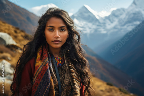 Travel outdoors beauty adventure female women person young nature lifestyle mountains © SHOTPRIME STUDIO