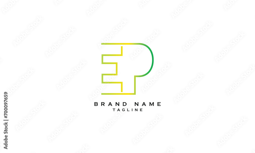 EP, PE, Abstract initial monogram letter alphabet logo design EP, PE, Abstract initial monogram letter alphabet logo design