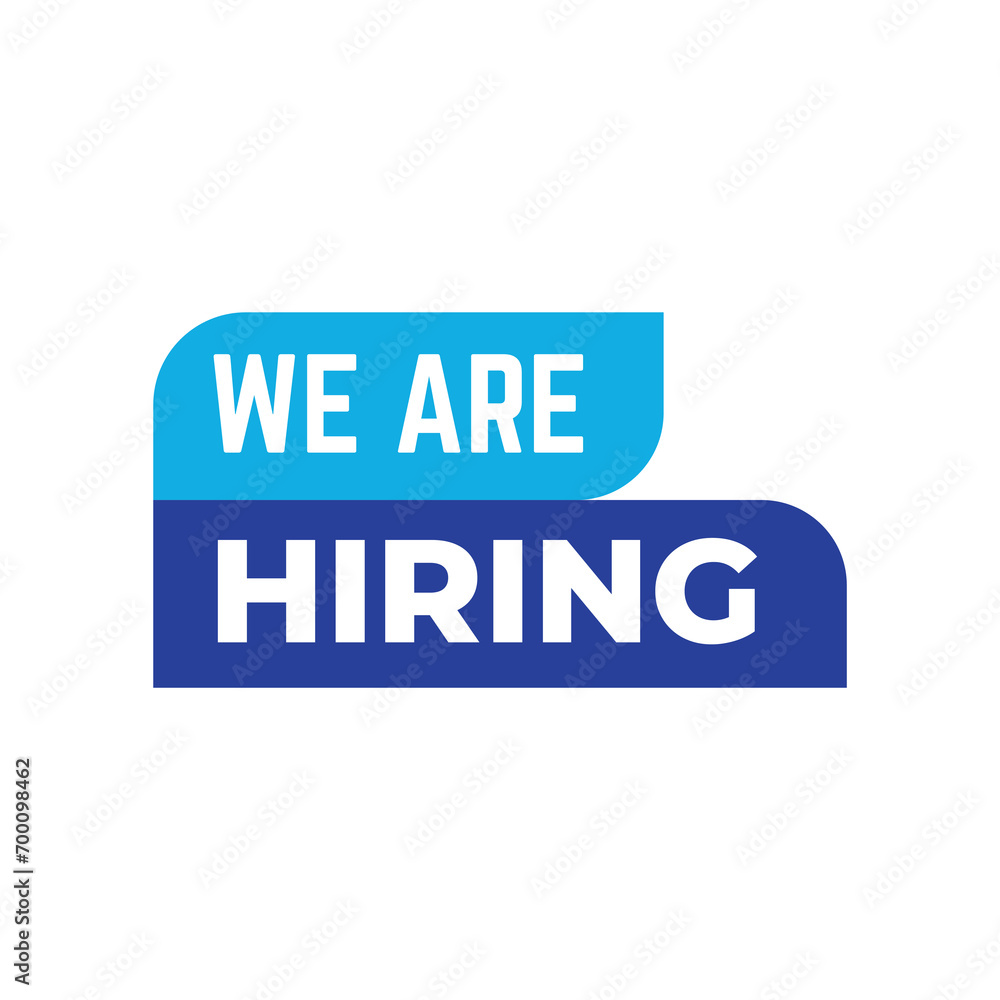 We're Hiring Banner Template. Business Recruiting Concept. Open Vacancy Design Template We're Hiring Banner Template. Business Recruiting Concept. Open Vacancy Design Template