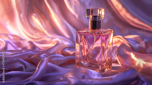 Generic luxury glass or crystal perfume bottle