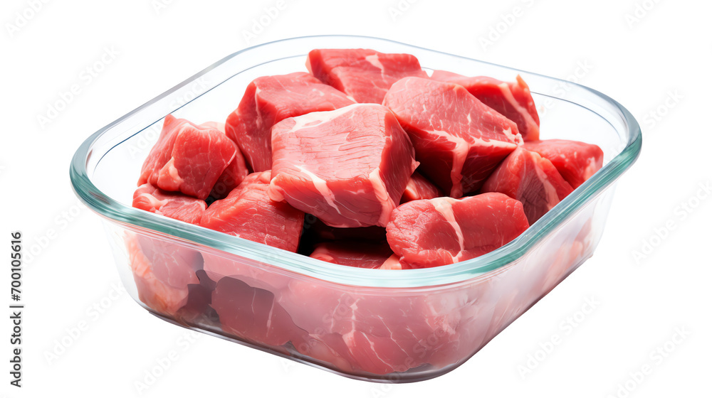 fresh meat on bowl fresh meat on bowl