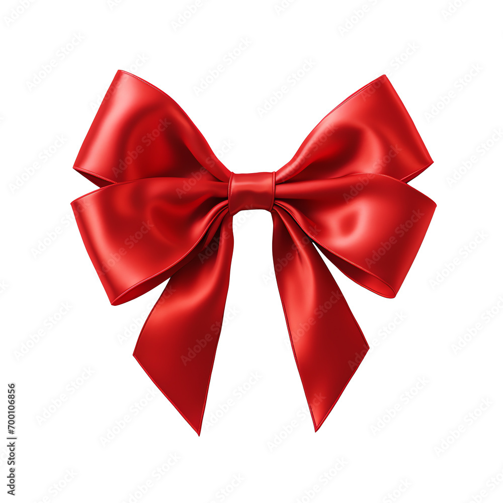a red bow on a white background a red bow on a white background