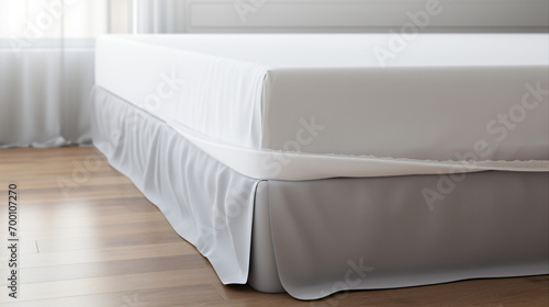White fitted sheet