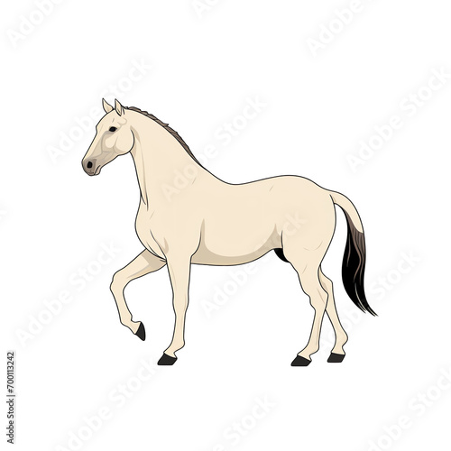 a cartoon of a horse © Dumitru