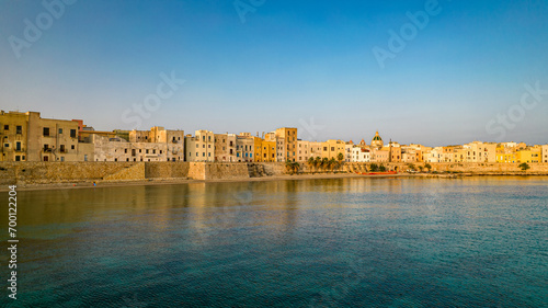 Walls of Tramontana in Trapani. Sicily Italy