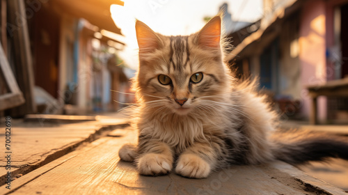 Beautiful, cute cat from Laos