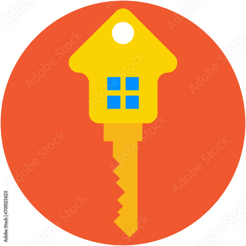 House Key Vector Icon