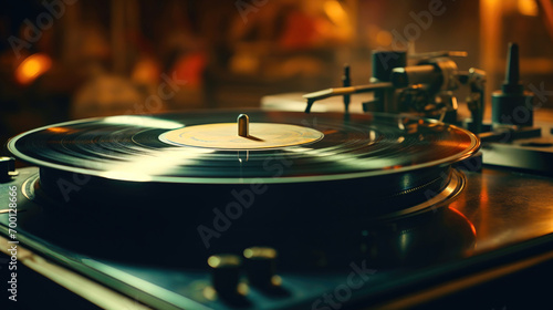 Vintage Vinyl Charm: Visualizing Nostalgic Music with Imperfections