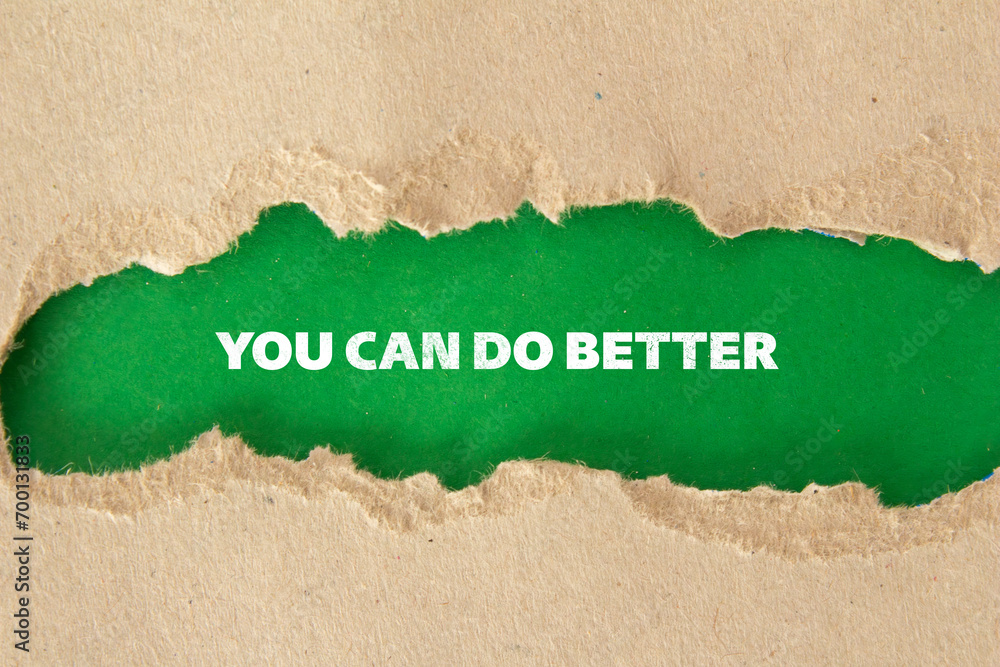 You can do better lettering on ripped paper with green background ...