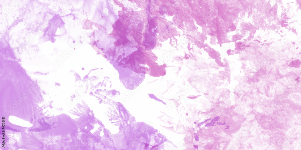 Fototapeta premium Abstract background with grungy violet gradient luxury purple watercolor grunge purple watercolor background painting on paper. Beautiful grungy violet gradient watercolor artistic