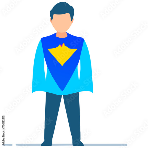 Superhero cape vektor icon illustation