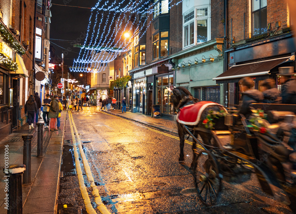 Fototapeta premium Street in Dublin, Ireland