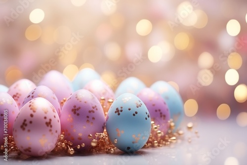Easter. Happy easter. Easter eggs. Easter bunny. Background for Easter. Decorated eggs for Easter.