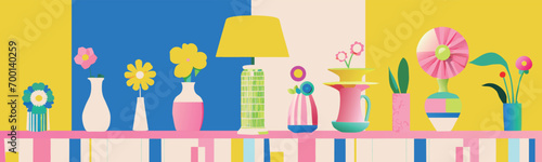 flowers, bouquet. Vector flower. plant elements. interior. decoration. flower arrangement. colorful. Gorgeous. A fun space.