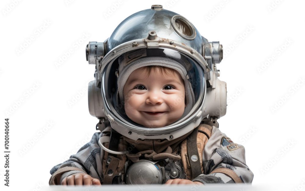 Baby Astronaut On Transparent Background