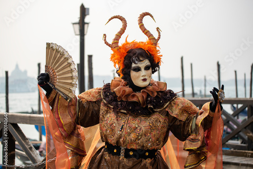 Obraz na płótnie Carnevale a Venezia w salonie