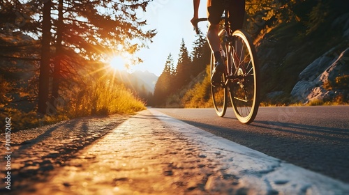 Die Freiheit der Straße: Sommerliches Radfahren für ein aktives Lebensgefühl photo
