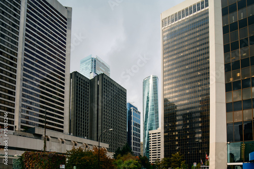 Financial district in Vancouver, Canada. © Drazen