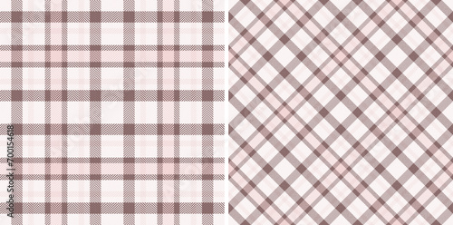 Pattern check vector of seamless tartan background with a texture textile plaid fabric. Set in skin colors. Modern rug designs for home decor.