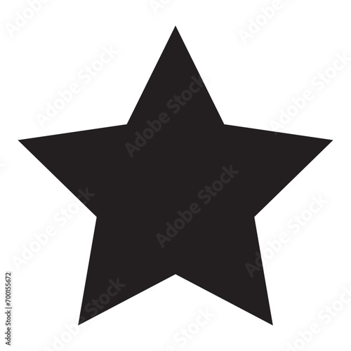 Single star icon vector isolated. Loyalty star icon. Customer rating feedback concept for rating product, internet website or mobile application. Vector illustration. 