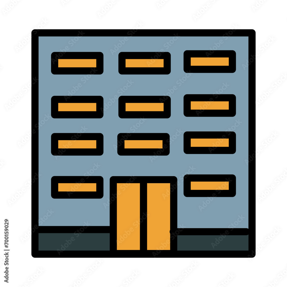 Build Garage Parking Filled Outline Icon Build Garage Parking Filled Outline Icon