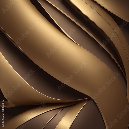 Brown with golden Glam Edge Background