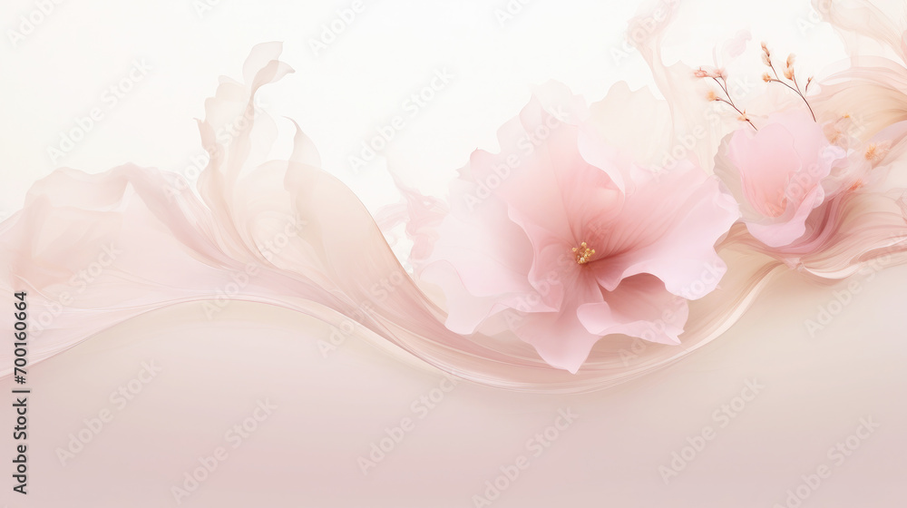 Abstract pink pastel flower luxury on silk pink pastel background Abstract pink pastel flower luxury on silk pink pastel background