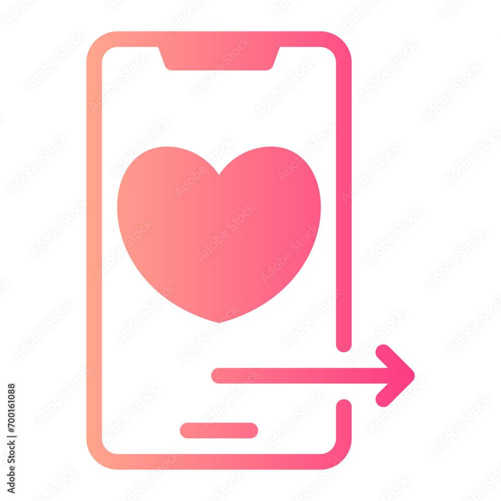 swipe right gradient icon swipe right gradient icon