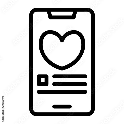 dating app line icon