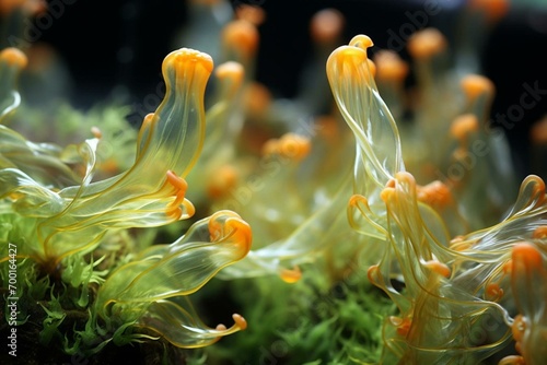 A description of the fucus seaweed. Generative AI photo