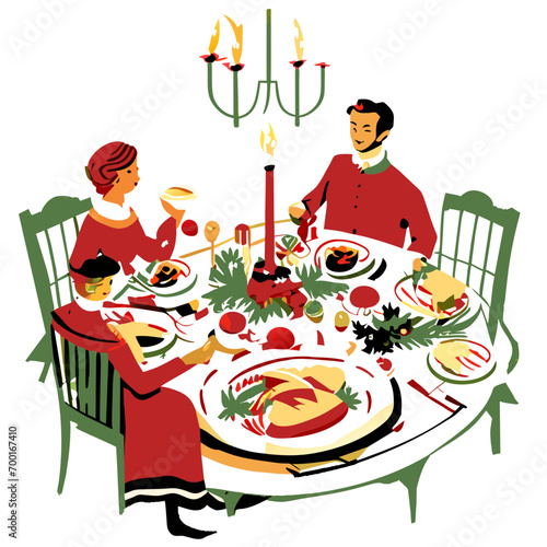 waiter serving wine, waiter serving food, man eating pizza