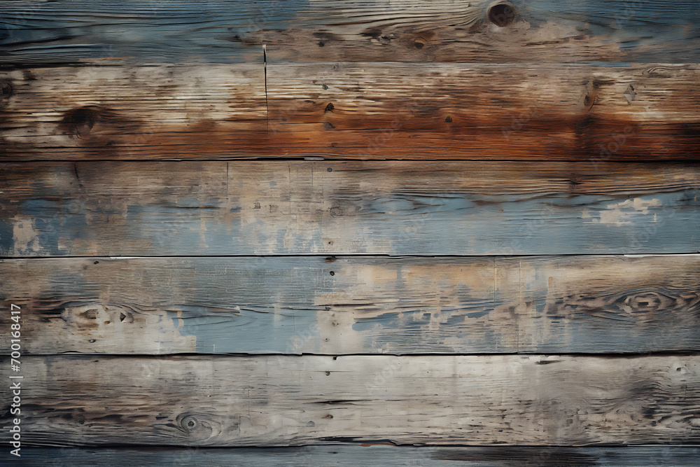 Naklejka premium weathered wooden plank texture