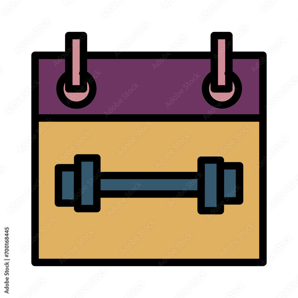Calendar Date Plan Filled Outline Icon Calendar Date Plan Filled Outline Icon