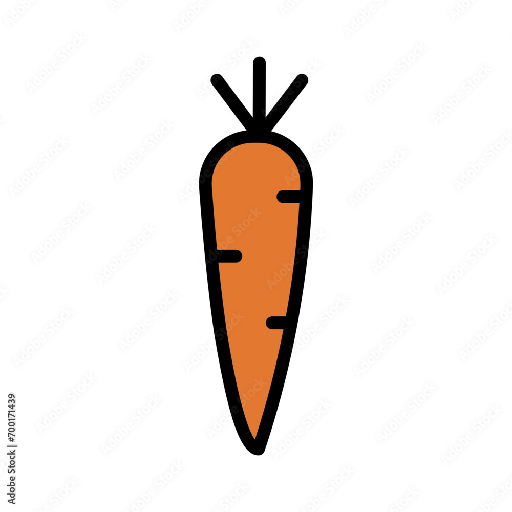 Carrot Fall Food Filled Outline Icon Carrot Fall Food Filled Outline Icon