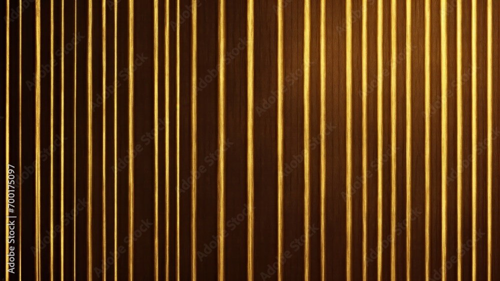 Obraz premium Brown grunge texture decorated with Shiny golden lines luxury background