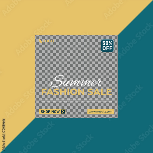 Fashion Sale social media instagram post template