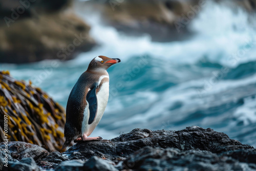The charm of the Yellow-eyed Penguin in its natural habitat © Veniamin Kraskov