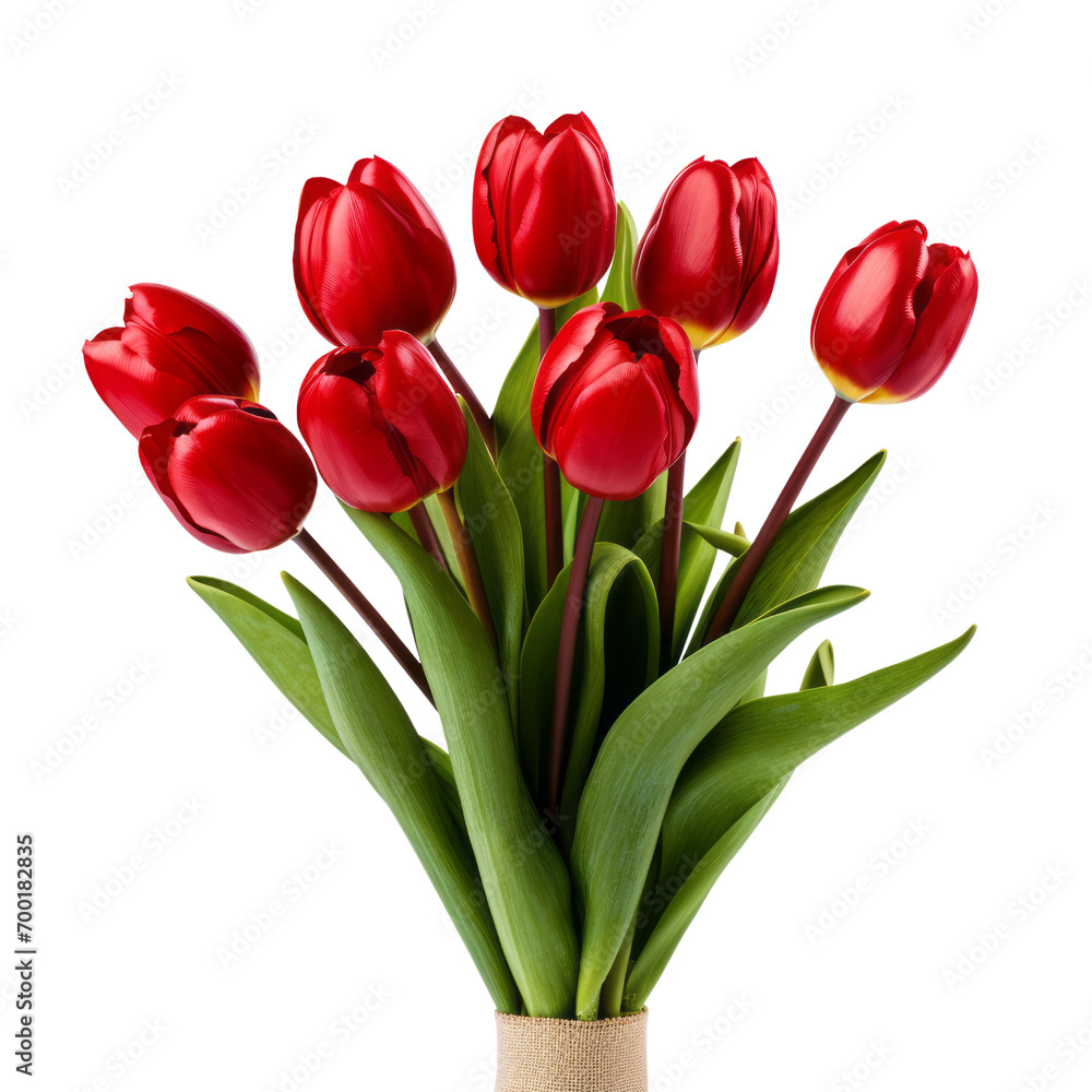 Fototapeta premium flower - Red Tulip Red flowers meaning Declaration of love (4)
