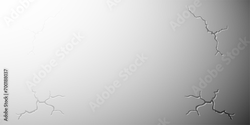 Cracked Wall Abstract Background. Grey Background Texture.