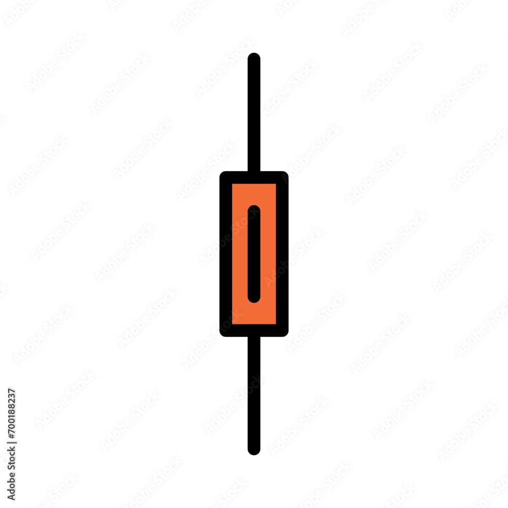 Component Tools Resistors Filled Outline Icon Component Tools Resistors Filled Outline Icon