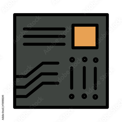 Components Hardware Pc Filled Outline Icon