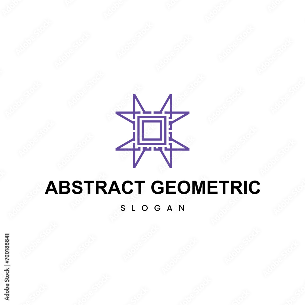 Collaborative abstract geometric logo Collaborative abstract geometric logo