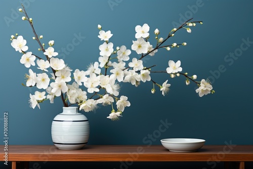 Beautiful white flowers in ...