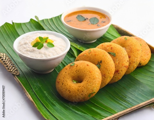 idli vada south indian food photo