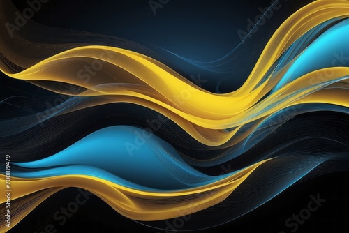 beautiful colorful vibrant gradient wavy abstract background