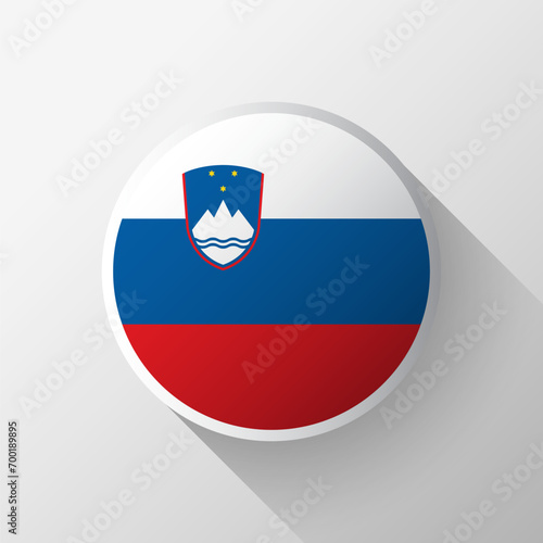 Creative Slovenia Flag Circle Badge Free Download Creative Slovenia Flag Circle Badge - GFXLoad