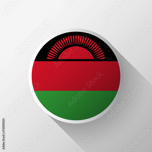 Free Download Creative Malawi Flag Circle Badge - GFXLoad