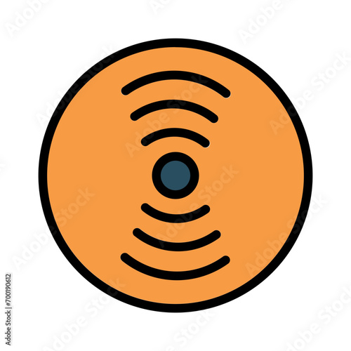 Diode Disc Scheme Filled Outline Icon