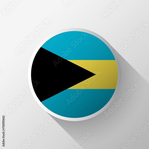 Creative Bahamas Flag Circle Badge Free Download Creative Bahamas Flag Circle Badge - GFXLoad